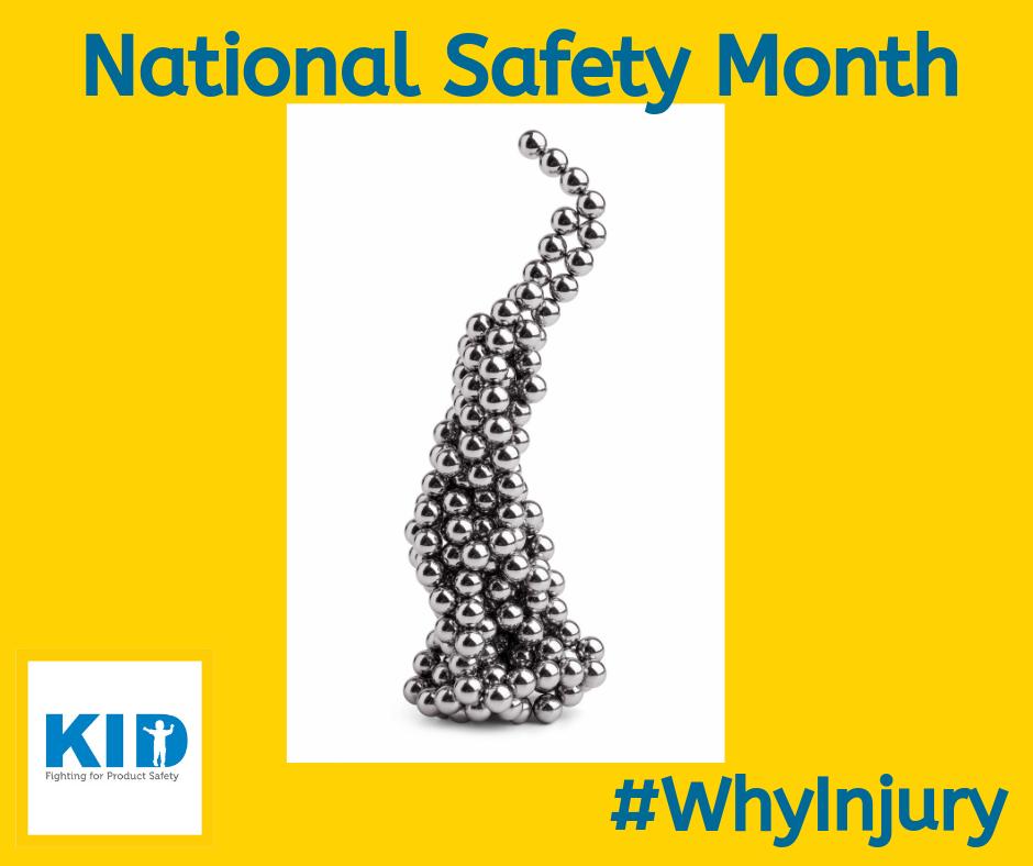 kidsindanger's tweet photo. June is National Safety Month. Use #WhyInjury to share why you care about child injury prevention.
Tip 1: Keep small #magnet sets away from children. Ingesting magnets can lead to severe intestinal damage. #preventchildinjury #preventinjury #nationalsafetymonth https://t.co/WfAyI9XG7s