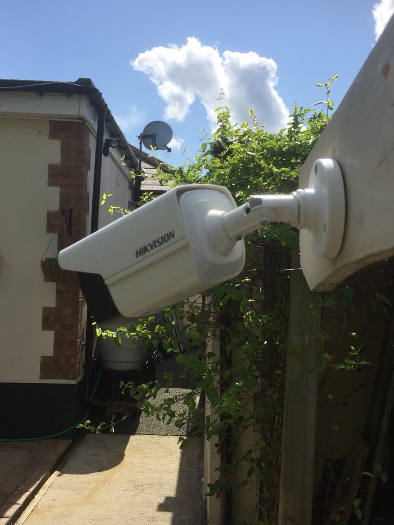 4 camera installation completed this afternoon in #Benfleet #Essex #cctv #hikvison #securitysystems #ronbysecurity