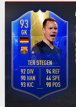 iiNamedSander's tweet photo. @MattHDGamer i have a FIFA Myth! All TOTS Players have the same dynamic image on their red player pick card. (Ter Stegen has a different image) https://t.co/Y0Z8ZHjITb