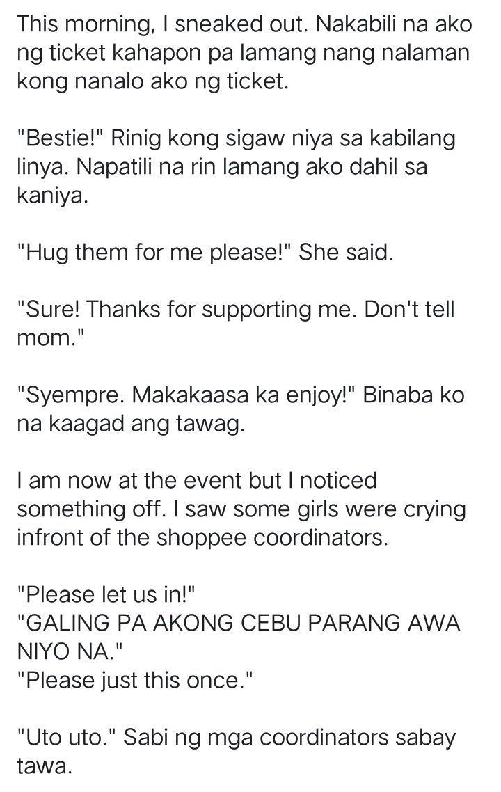 bobbyminoownsme's tweet photo. WHILE READING THIS i got goosebumps and my tears just flow unexpectedly, i feel sorry. I'm so sorry this happened to u guys. I'LL TRY MY BEST TO SUPPORT ANY ACTIONS YOU DO AGAINST SHOPEE THAT'S THE LEAST I CAN DO..

#SHOPEESCAM https://t.co/BVu01JYsSn