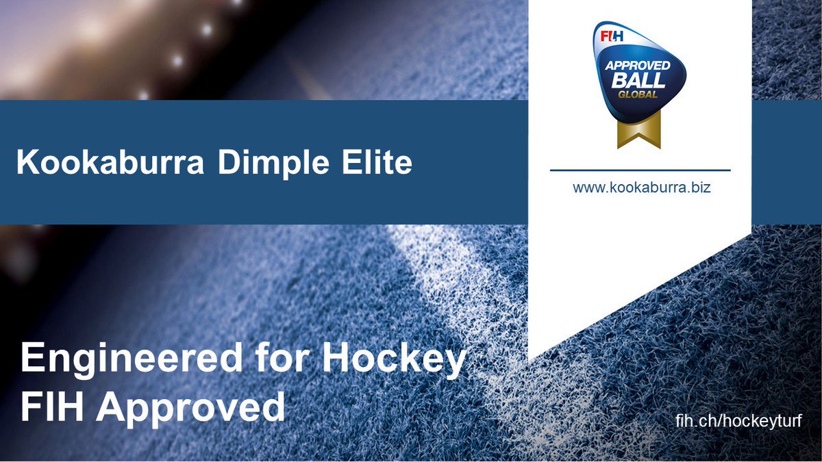 Congratulations <a href="/KookaburraHky/">Kookaburra Hockey</a>, Kookaburra Dimple Elite is now an FIH Global approved hockey ball!