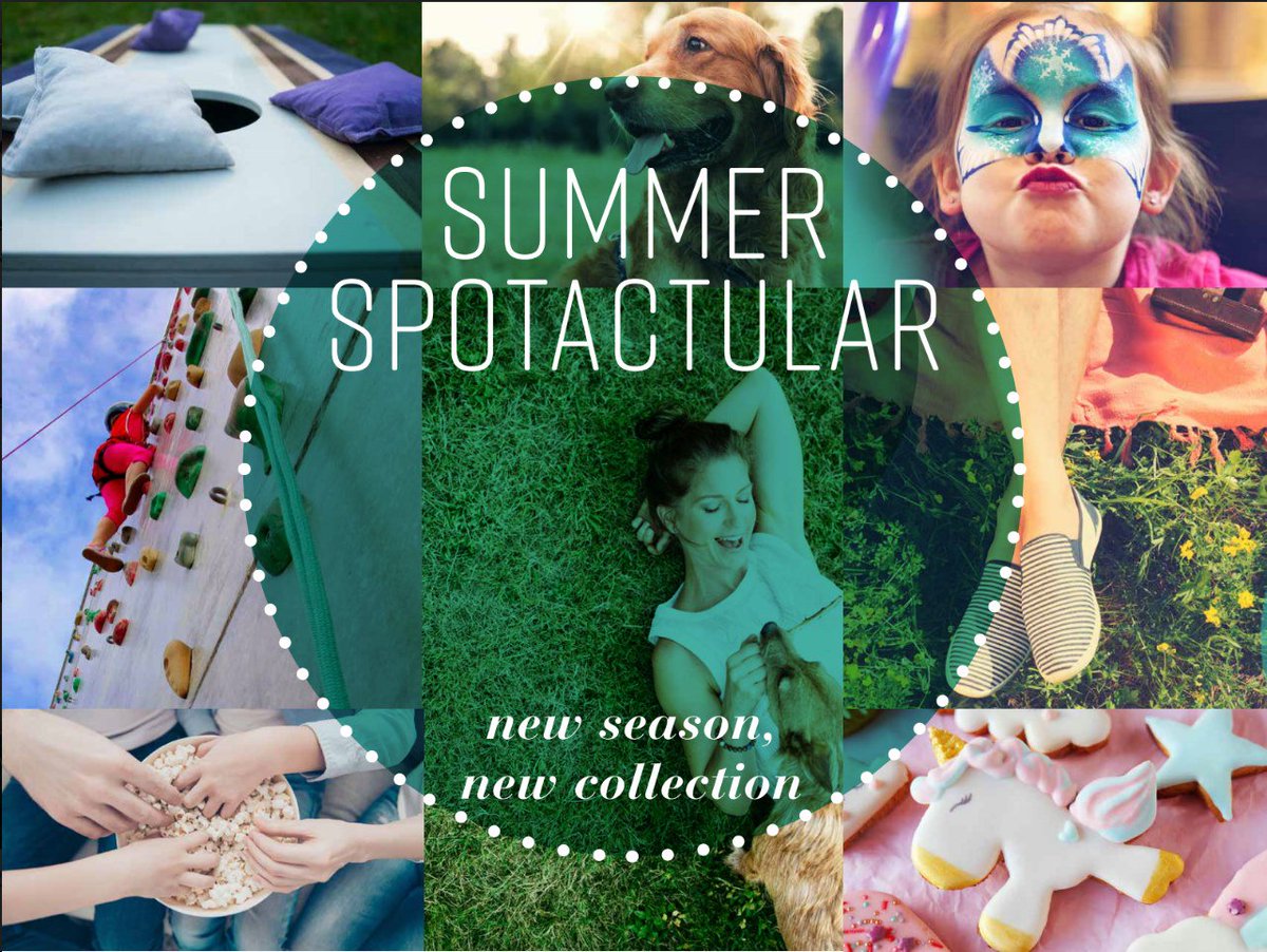 New season, new collection. We’re celebrating with a Summer Spotacular event. Join us on Saturday, June 22nd from 11AM - 2PM for a day of fun! The free event features train rides, face painting, moon bounces, games, and more.