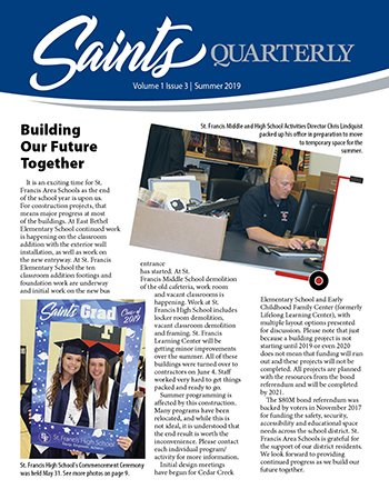 Saints Quarterly summer issue will be hitting mailboxes this week! Check out our latest issue at indd.adobe.com/view/1106d524-…