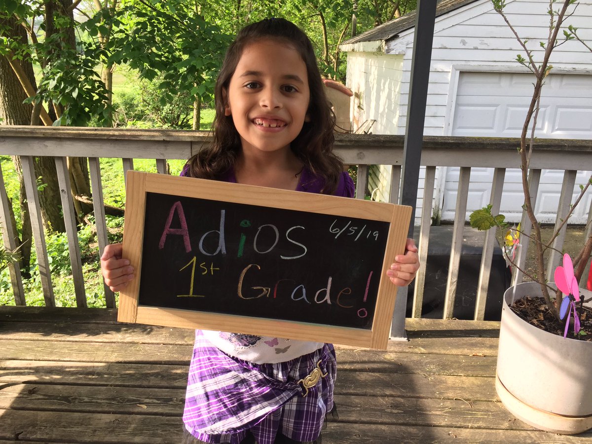 tsuerolopez's tweet photo. Last day of 1st grade! @MissSellers1st is the best teacher ever! https://t.co/CG3QutXClr