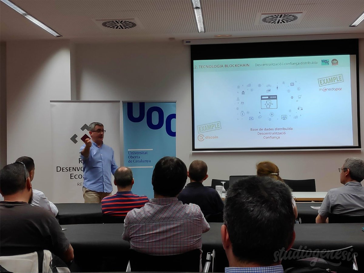 ✅ Èxit a la Sessió sobre Tecnologia #Blockchain i Economia del #Token realitzada avui a #Reus amb la col·laboració de <a href="/TICSud/">Clúster TIC Catalunya Sud</a>. 
Molt satisfetes amb el nombre de participants 💪🏼
<a href="/reus_cat/">Ajuntament de Reus</a> <a href="/UOCuniversitat/">UOCuniversitat</a>