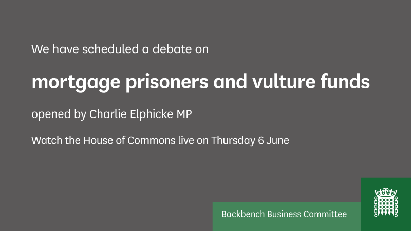 #RT @CharlieElphicke: RT @CommonsBBCom: The #BackbenchBusiness debate on mortgage prisoners and vulture funds is due to begin shortly, the debate is being opened by @CharlieElphicke  . Follow the debate live: parliamentlive.tv/Event/Index/5e… #mortgages #mortgage…
