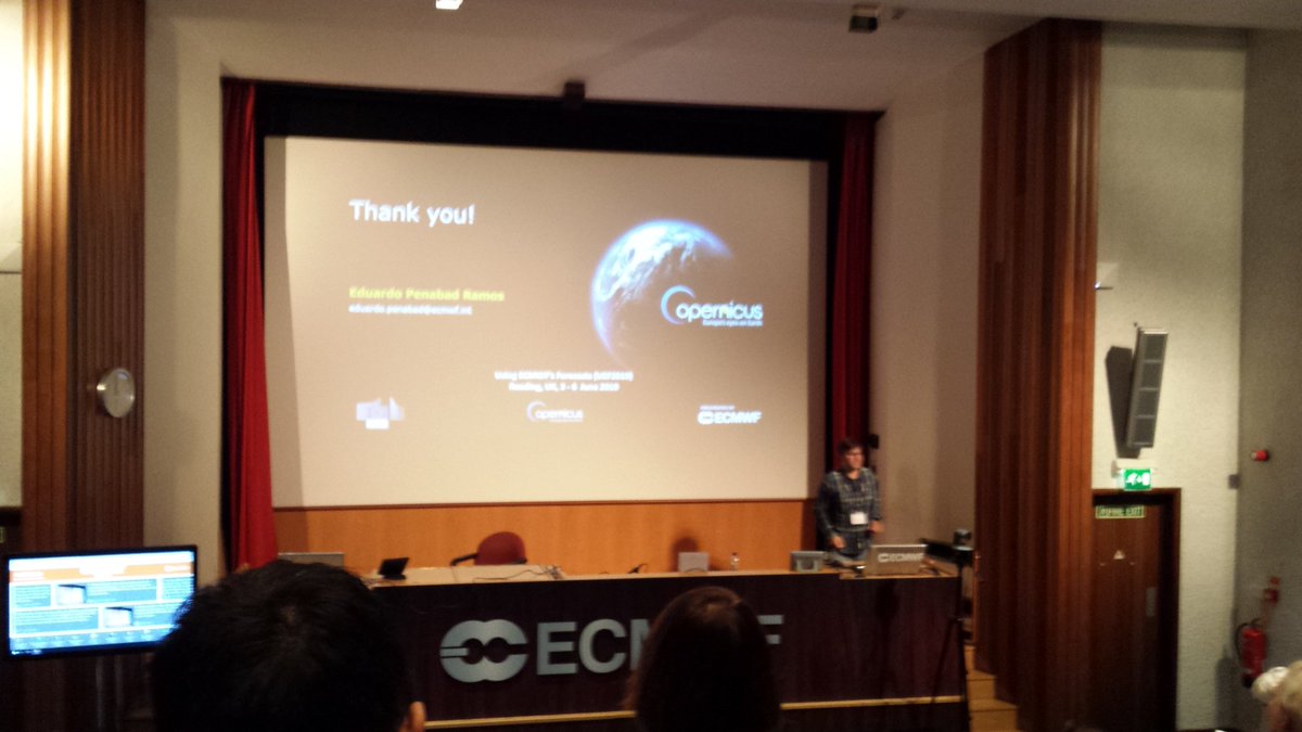 AKP_Marsh's tweet photo. @edupenabad concludes his excellent C3S seasonal forecast presentation at #UEF2019 #ECMWF  #C3S https://t.co/OzSuBeLvUM