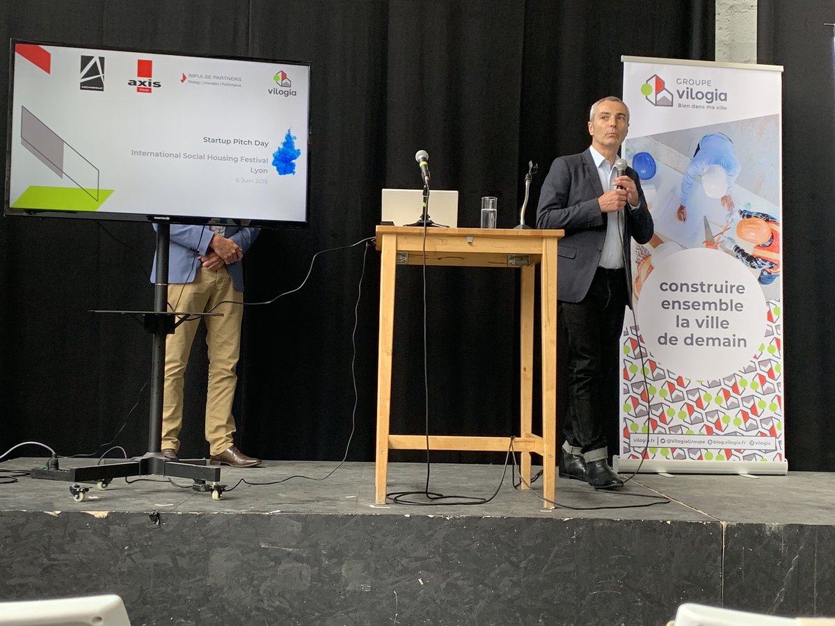 Dans le cadre du @ishf2019, OGGA vient de gagner dans la catégorie « Energy » au Start-up Pitch Day : les solutions d’aujourd’hui pour le logement de demain ! Merci à <a href="/VilogiaGroupe/">Vilogia</a>, <a href="/impulse_labs/">Impulse Partners</a> et <a href="/HallesFaubourg/">Les Halles du Faubourg</a>