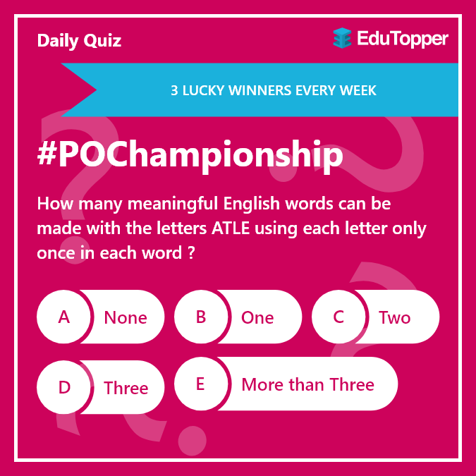 edutopper's tweet photo. Preparing for the bank exams? Check your level and get a chance to win #EduTopper mock test under #POChampionship. Also an exclusive discount offer on online test series.
#Contest #GiveAway #ContestAlert #SBIPO #IBPSPO https://t.co/xWj10ojSiG