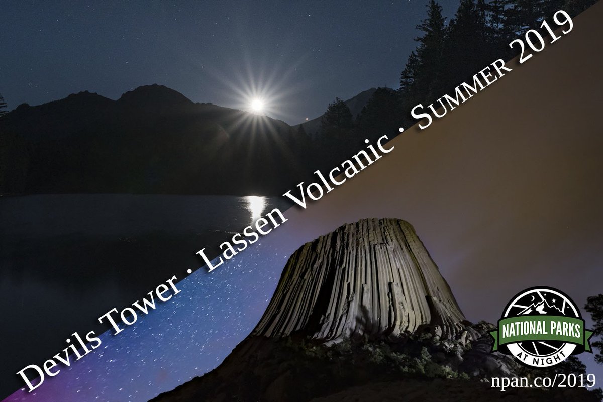 Ah, summer! The perfect time to get away and make photos all night long. ... We have ONE SPOT LEFT for our Devils Tower workshop, and only ONE SPOT LEFT for Lassen Volcanic National Park. Who wants 'em? ... npan.co/2019