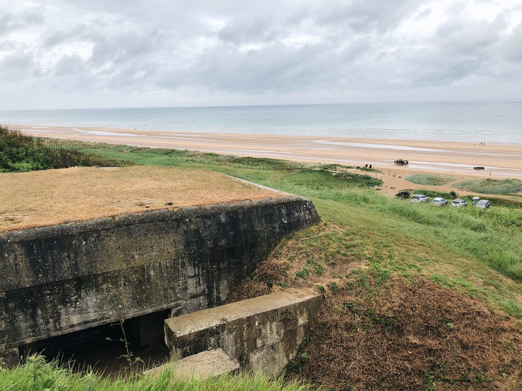 robdehuff's tweet photo. Surreal to be on the beaches of Normandy for the #DDay75thAnniversary 

Powerful reminder to never take freedom for granted, and always remember the sacrifice that is made to maintain it. https://t.co/6k1Hb2gbbS