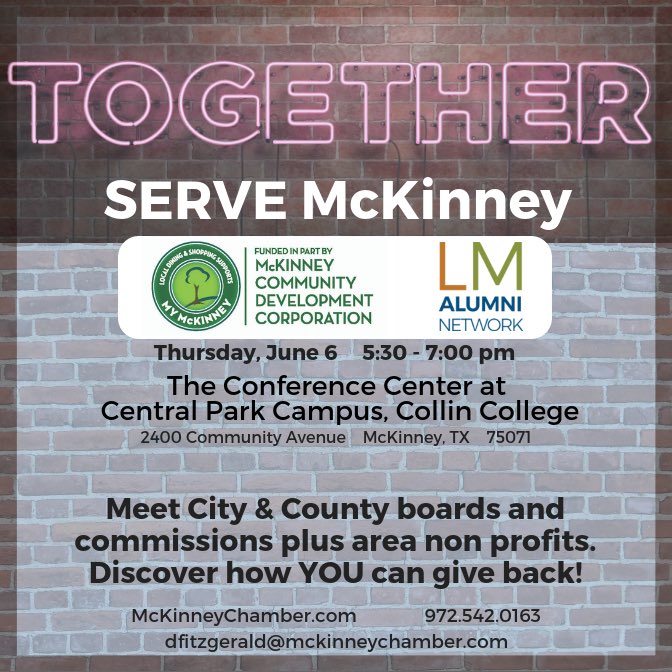 McKinneyTxEDC's tweet photo. Are you joining us tonight?

#LiveMcKinney #PlayMcKinney #WorkMcKinney #Serve #UniqueMEDC #Development #CityGrowth #MovingtoTexas #EconomicDevelopment https://t.co/eKBWhiDmpz