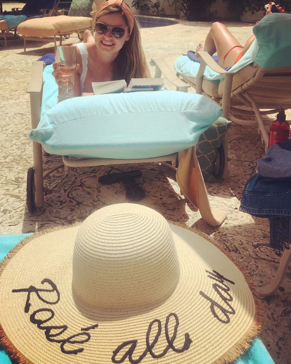 SaintPetersBay's tweet photo. Poolside plans... #stpetersbaybarbados 
📸 @bethan6t https://t.co/Uxo32jM15s