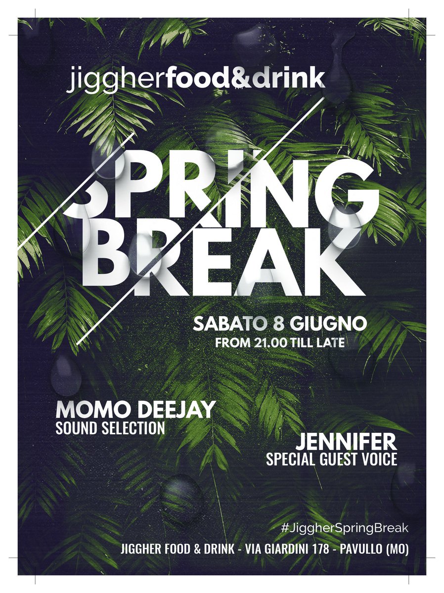 MomoDeejayCom's tweet image. Are you ready for #SpringBreakJiggher ???!!!!! 🔝🔝🔝 #SpingBreak #Jiggher #Pavullo #Modena #MomoDeejay #DjSet #JenniferVocalist #Voice #SaturdayNight #TopParty
