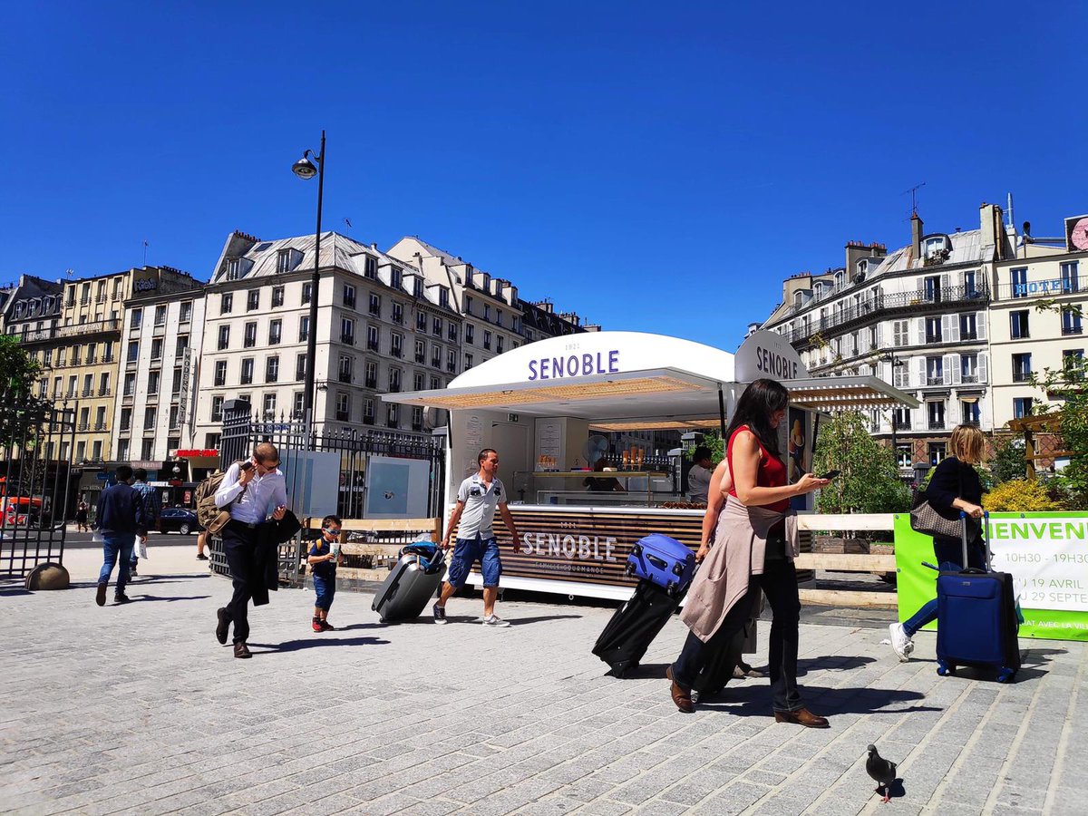 Picnic_Kiosque's tweet photo. #réalisation Pop-up rafraîchissant
🍦La maison #Senoble nous a contacté afin de déployer un nouveau concept de vente éphémère. 
Une solution clé en main : conception d’un #Popup et réservation d'un lieu d’exploitation commerciale avec @ConnectGares 
💚Merci de votre confiance https://t.co/EmpRpuBPAh