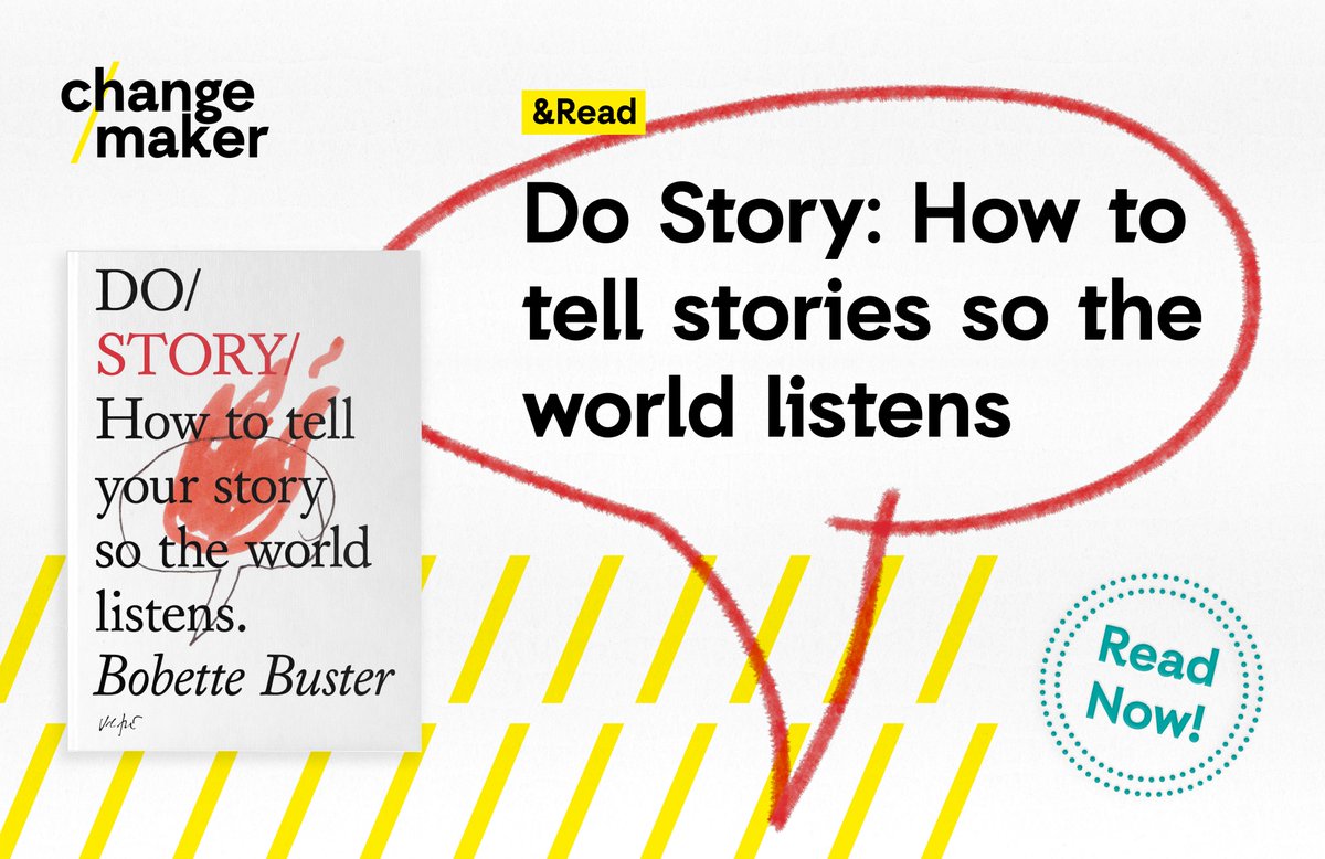 wolfandplayer's tweet photo. Storytelling is fundamental to all of us. We all have a story to tell. But telling stories doesn't always come naturally. @DoBookCo's 'Do Story' helps us do just that, with confidence. Read more in the latest #changemakermag article https://t.co/voxaKRNgAp https://t.co/G8sYABtOSF