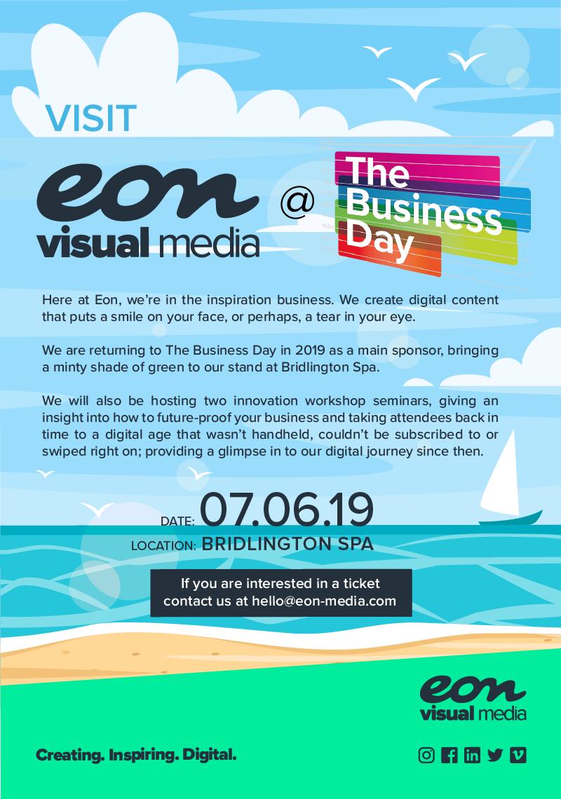 Come and see us at 10am &amp; 1:50pm in Gallery Two <a href="/bridspa/">Bridlington Spa</a> if you're attending @businessday2019 on Friday!

We're giving an insight in to our digital journey thus far as a company and hope to inspire you with yours going forward!
