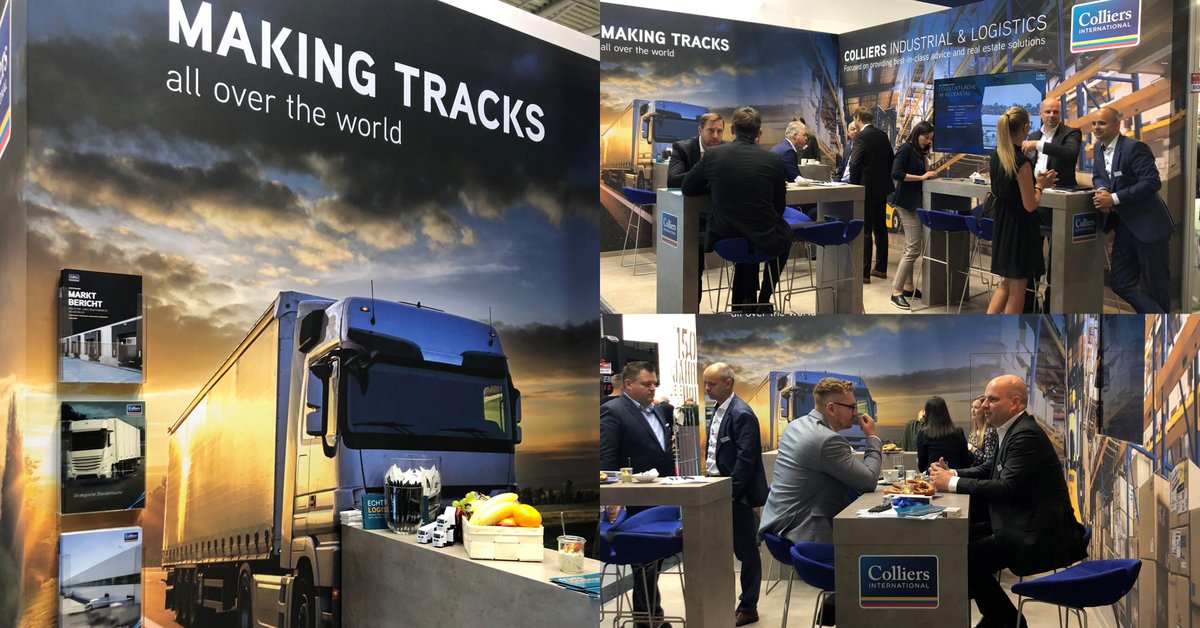 Colliers Germany (@colliersgermany) on Twitter photo Colliers auf Achse
Impressionen von unserem Stand B5.125 auf der #transportlogistic2019 in #München. Wir freuen uns auf Ihren Besuch! Colliers auf Achse
Impressionen von unserem Stand B5.125 auf der #transportlogistic2019 in #München. Wir freuen uns auf Ihren Besuch!