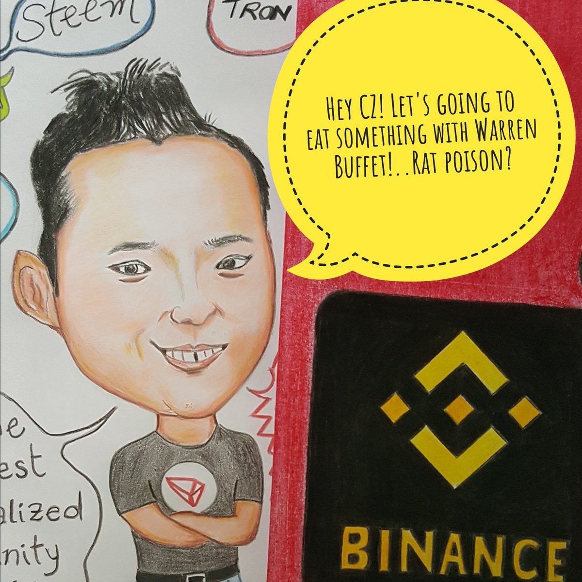 jeninacrypto's tweet image. Will this lunch end badly as #cryptocurrency as Mr.Rat..sorry Mr. @WarrenBuffett
predicted?😱🤣 or will @justinsuntron become The King of Lunch? 👑😂
.
Don't miss the next chapter of #CryptoLunch! Meanwhile let's keep the fingers crossed for Justin!!🤞😆🍀
#crypto #cryptotwitter