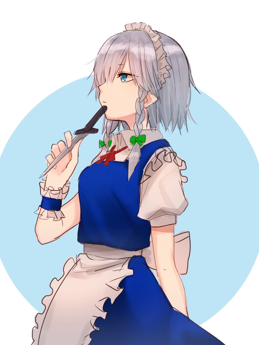 #画力変化ビフォーアフター
咲夜さんで
2011→2013→2016→2019