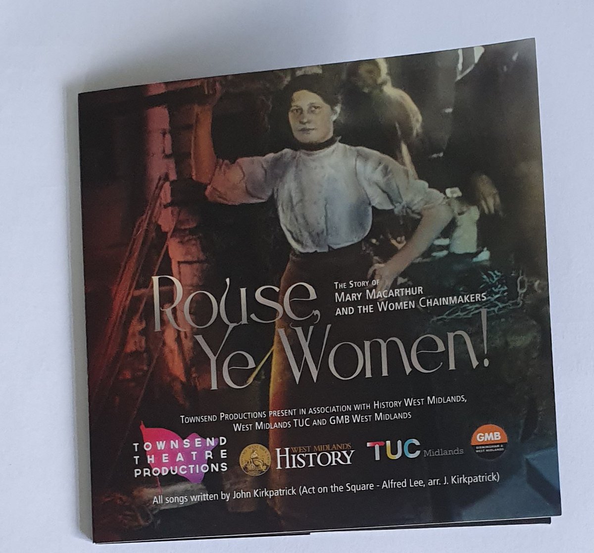 townsendprod's tweet photo. FANTASTIC &amp; THANK YOU so much to @TUCWestMids @GMBWestMidlands @HistoryWM for helping produce #RouseYeWomen CD. Here it is!! If you want to order a copy please e mail: townsendprodCD@gmail.com. https://t.co/BX9TmpBeiB