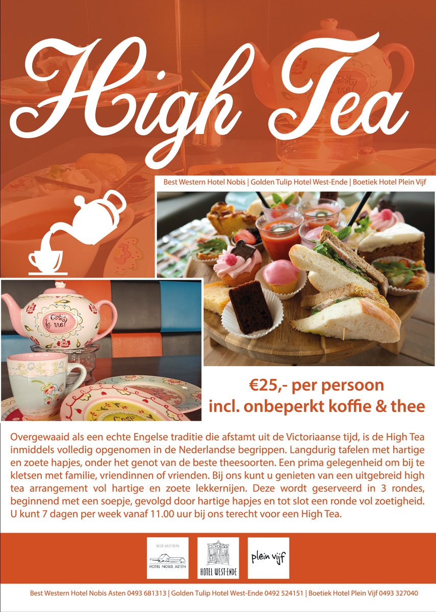 Partyplanner01's tweet photo. Lekker gezellig genieten van een heerlijke #HighTea bij 1 van onze locaties? Dat kan! U kunt 7 dagen per week vanaf 11:00 uur bij ons terecht voor een High Tea. https://t.co/2tReXTFicP