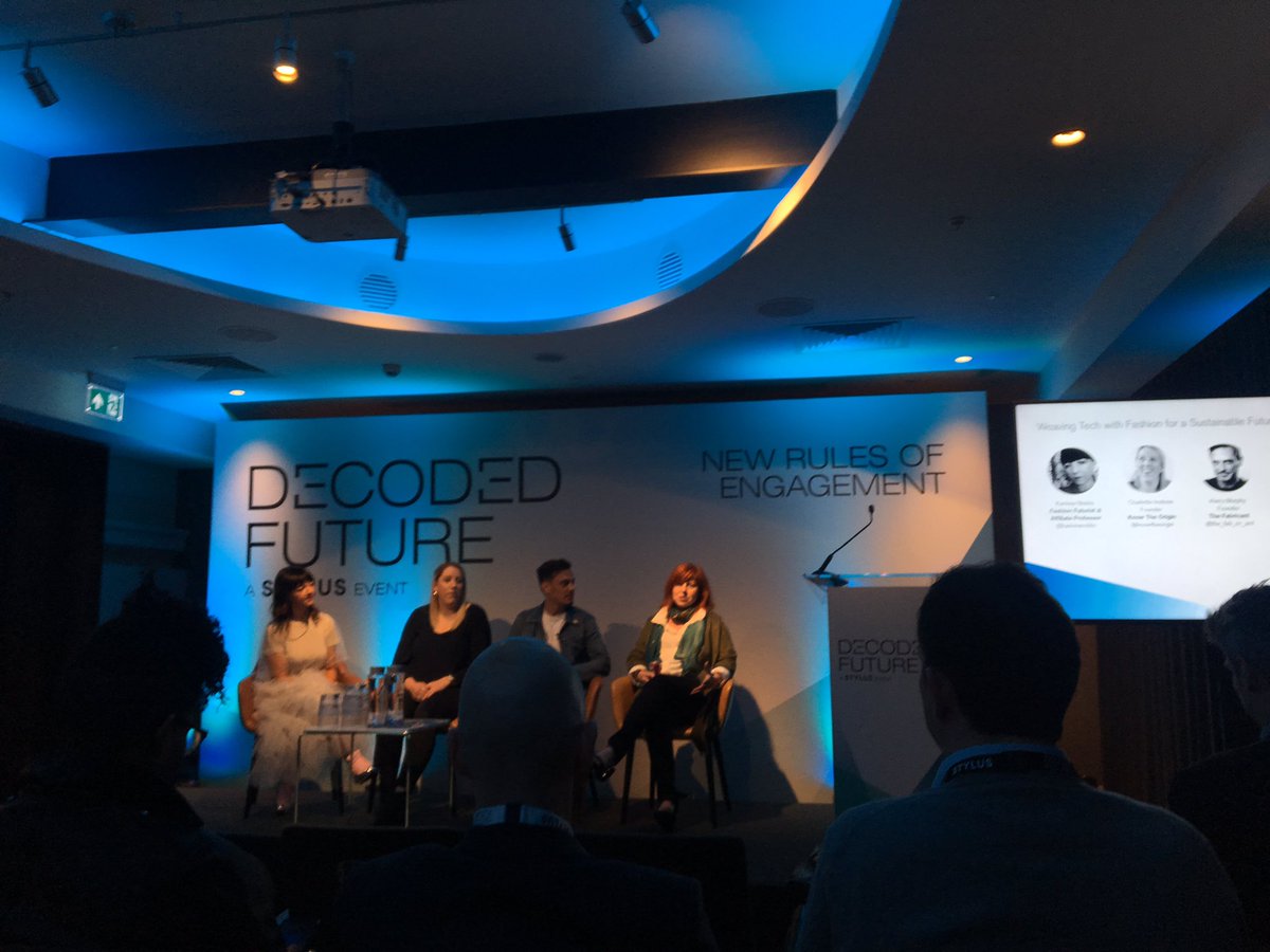 Martha_Willis_'s tweet photo. There is a gap between values and actions in consumers - but in the future the choices they make should become easier as developments in technology move the industry forward @Stylus_LIVE #decodedfuture @KnowTheOrigin @karinnanobbs @the_fab_ric_ant https://t.co/0EIiX4II6c