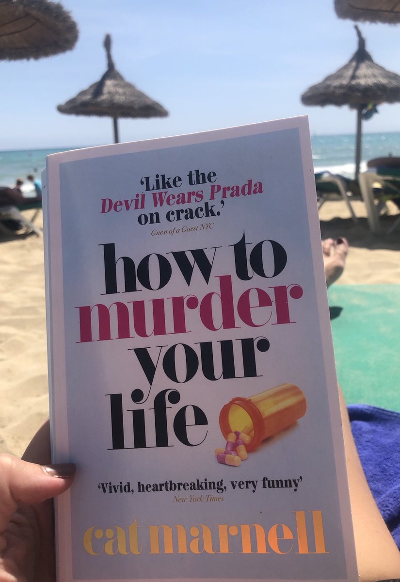 jenniferann1983's tweet photo. Totally binge-read @Cat_Marnell on the beach in Palma, Majorca. Girl, you keep going!! 💪🏾#howtomurderyourlife https://t.co/1lw5fDcZV9
