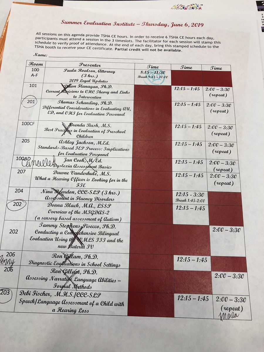Summer Evaluation Institute at Region 4:  many great session choices!  #katyisdSLP #KatyISD <a href="/htmeredith/">Holly T Meredith</a> <a href="/Ott_SLP/">Amy Ott, M.S. CCC-SLP</a>