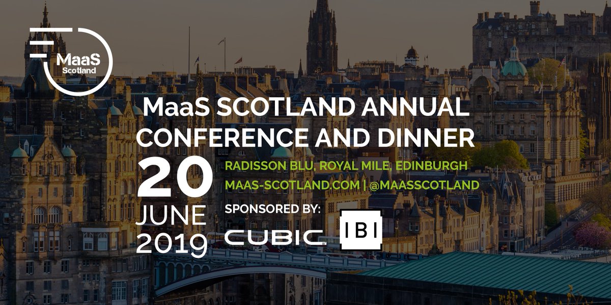 After the MaaS Scotland Annual Conference, why not join us for more networking over dinner and drinks? Dinner tickets include a drinks reception, 3 course dinner, wine and more! Get yours now: eventbrite.com/e/maas-scotlan…