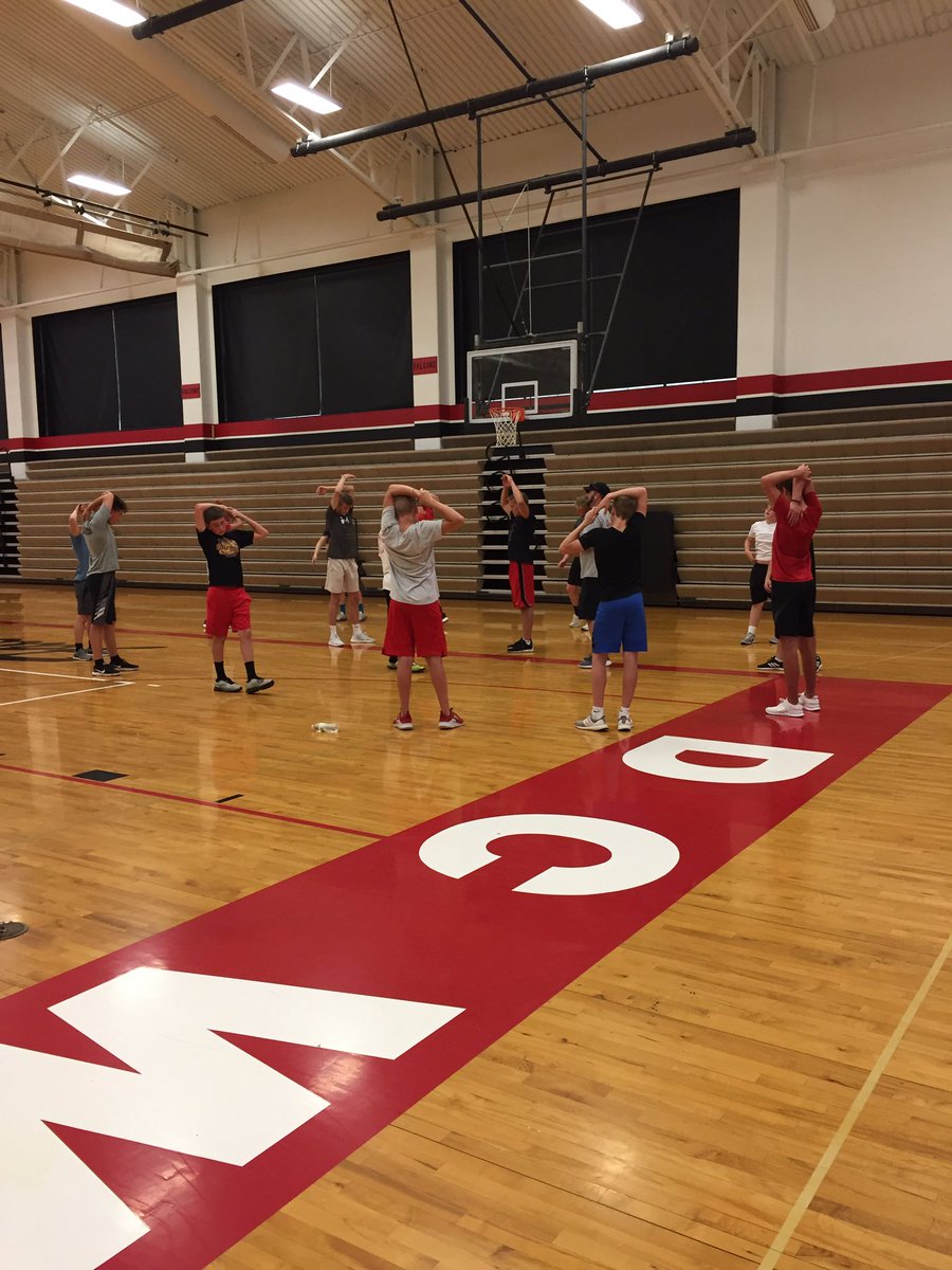 Two good groups going! One starting, one finishing!