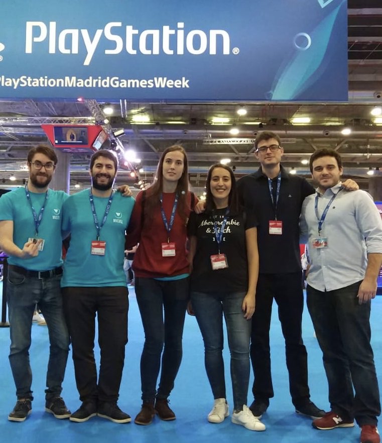 UA_Universidad's tweet photo. ¡Enhorabuena! 👏🎮 6 estudiantes de Ingeniería Multimedia, bajo la marca @InvergeStudios , acaban de crear un videojuego increíble para PlayStation llamado @effiegame ¡Grandes Vicente, Jorge, Ana, Anna, Javier y Pablo! https://t.co/GdKYJ8MtNa