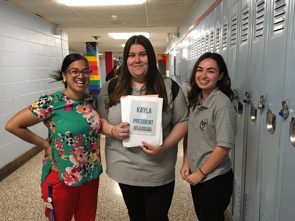 It is a wonderful thing to support our students campaigning for student council!!!  You are all a gift to our school. #studentcouncilpresidents #catholicvirtues #responsibility