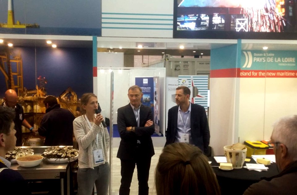 CentraleNantes's tweet photo. #SEANERGY2019 #Paysdelaloire
Présentation hier du projet #Foresea avec @OliviaThilleul (#SEMREV) et découverte du démonstrateur #WaveGem ! https://t.co/UZBpvDreu8