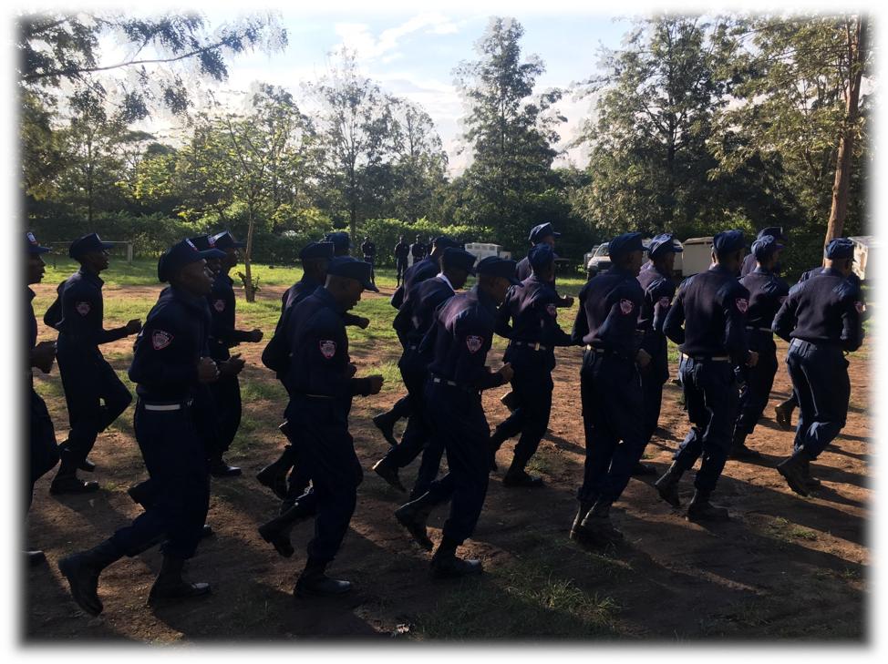 BMSecurityLTD's tweet photo. We are pleased to announce that a total number of 48 recruits were kitted and graduated today after successfully completing a 2 week basic training course at our Headquarters, Polo. We wish them the very best as they embark on this remarkable journey. #BMSecurity #SafetyFirst https://t.co/uP49f3kATD