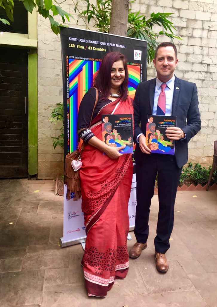 dominicmarcot's tweet photo. Lancement de la 10e édition du plus grand festival de films #lgbtq de l’Asie du Sud @KashishMIQFF où @Quebec_India est partenaire de l’événement et du magazine! Trop hâte de voir les films qui y seront projetés! 😍 @ghaywan https://t.co/hIXUiHg6Pe