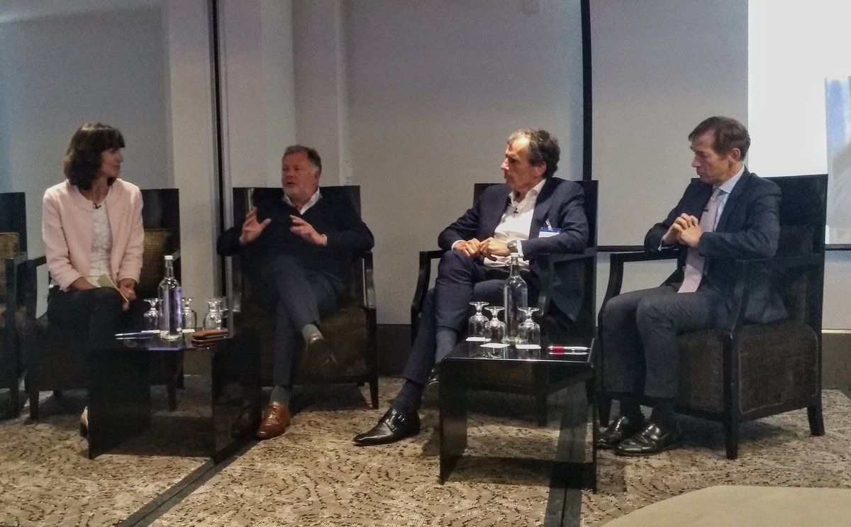 @Refinitiv's Marion Leslie moderates a pertinent panel discussion on 'Female empowerment through the eyes of men', with Darryl Cooke <a href="/gunnercooke/">gunnercooke</a>, Obbe Kok <a href="/ING_news/">ING</a> &amp; Richard Lacaille <a href="/StateStreet/">State Street</a> <a href="/cfconferences/">City & Financial Global (inactive)</a> @WIBFtweets #WIF2019