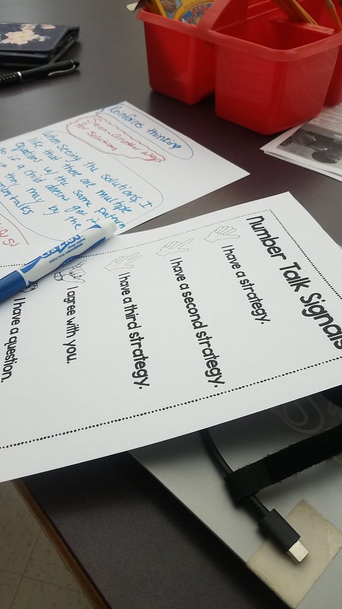 angmccoyteach's tweet image. Number talks are vital for reinforcing math strategies and mental math #ccsk5math #numbertalk #handsignals