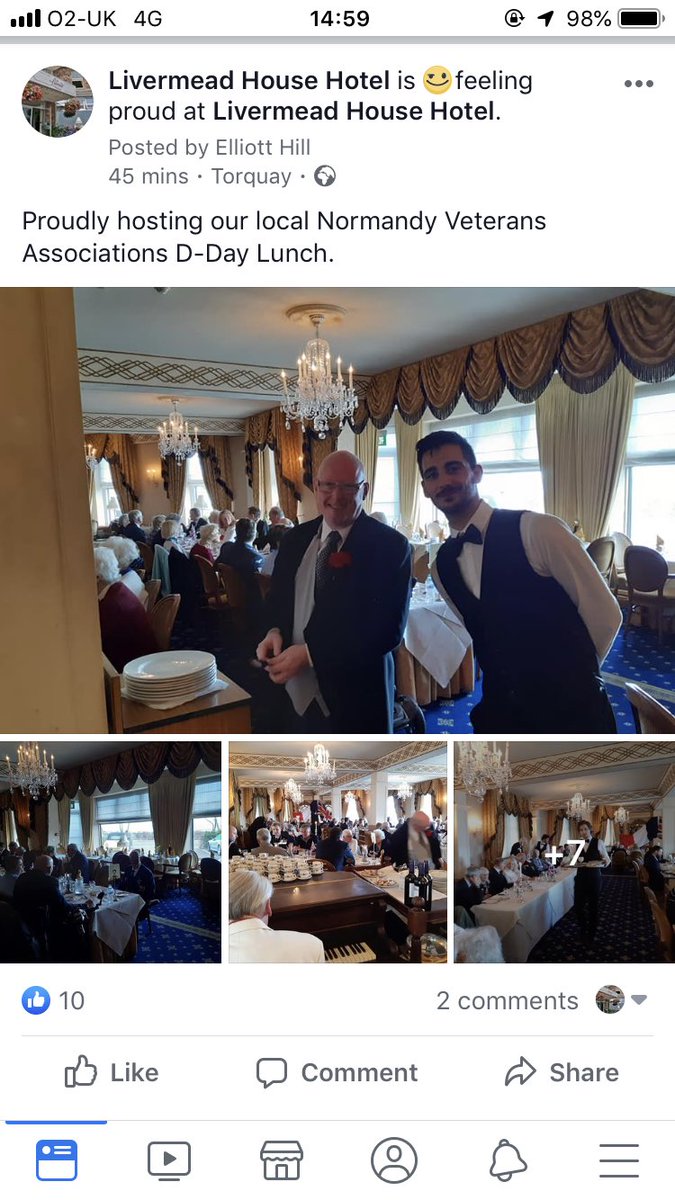 Head over to our Facebook and see pictures from our Normandy Veterans Luncheon today. Absolute pleasure to serve them. #75thAnniversaryDDay #Torquay