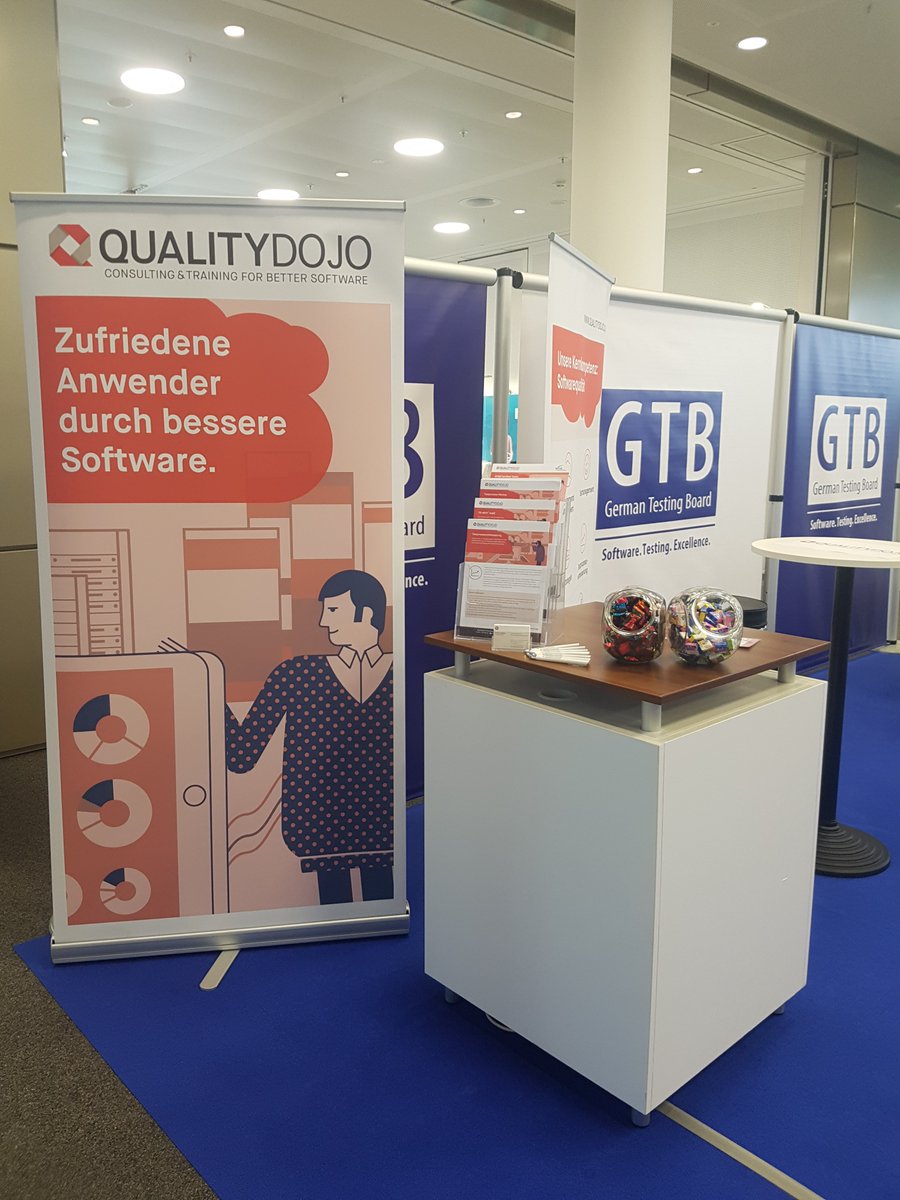qualitydojo's tweet image. Der Stand steht #GermanTesting
@GermanTesting @GTB_ISTQB