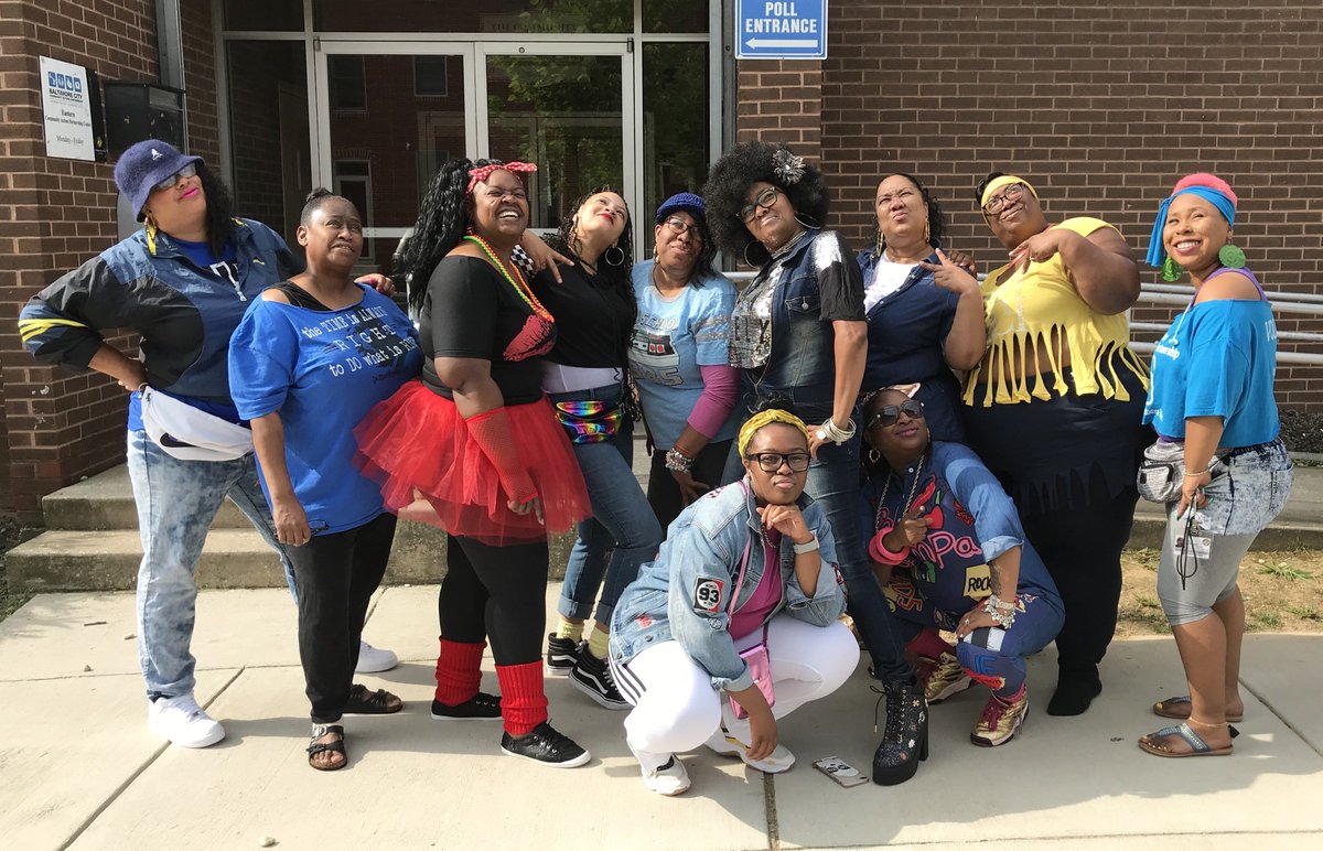BaltimoreCAP's tweet image. Express Yourself! #EnergySpiritWeek continues with the #OHEP Dress for the Decade event at #BaltimoreCityCAP.