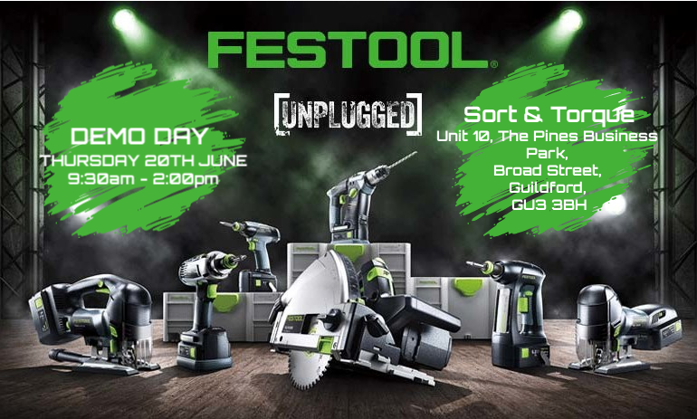 sortandtorque's tweet photo. ⬇️FESTOOL DEMO DAY⬇️
THURSDAY 20TH JUNE
9:30am - 2:00pm
We will be demo-ing the 18v range!!
Offers in store on the day, so make sure you don't miss it.
There will be reminders for the next 2 weeks so there are no excuses for missing it 👍
#festooluk #sortandtorque #festoolfan https://t.co/FYgx1QTns8