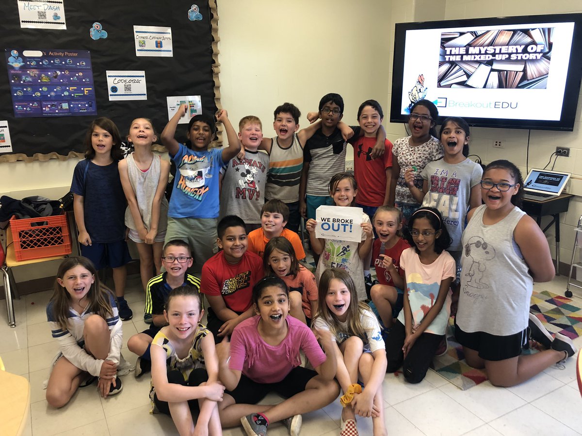 Thank you <a href="/mrsjdevine/">Julie Devine</a> for creating such a fun mystery break out for #morgansmarvels We had so much fun!