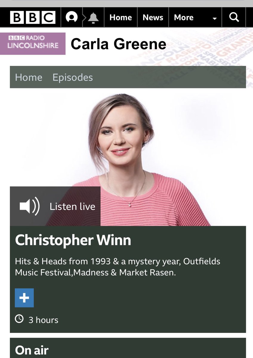 Thanks for the support <a href="/BBCRadioLincs/">BBC Lincolnshire</a> and <a href="/CarlaGreene84/">Carla_Greene</a>. Our very own Dave Formula on air shortly with Carla to talk about the event. ticketlab.co.uk/events/Outfiel…