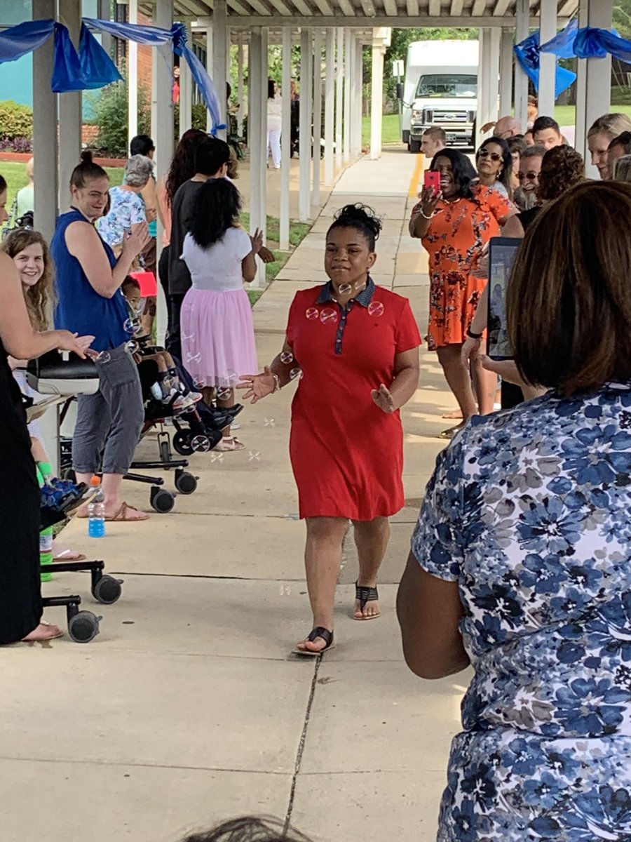 HughBroomall's tweet photo. The graduation parade has started for the MTP program @MeadowoodRC @RedClaySchools https://t.co/73njRBWxVQ