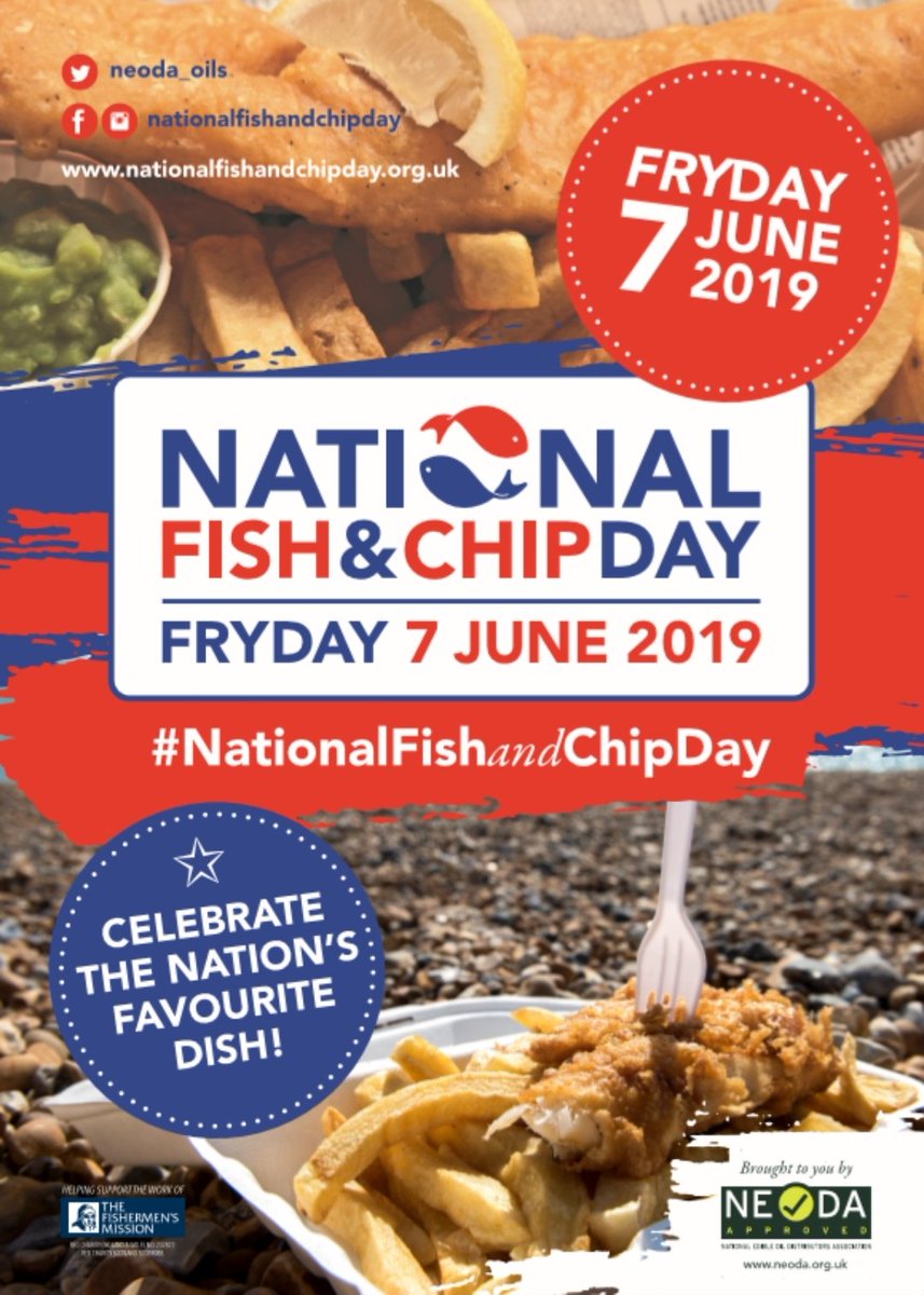 Tomorrow is National Fish and Chip Day. To help celebrate, we will be giving away 5 "Golden Tickets" to some lucky customers throughout the evening. Each golden ticket will be hidden inside random meal boxes valued at £15 <a href="/NFFF_UK/">NFFF - National Federation of Fish Friers</a>
<a href="/KFELtd/">KFE</a> <a href="/Fry_Magazine/">Fry Media - Digital, Print, Exhibitions, Awards</a> #nationalfishandchipday