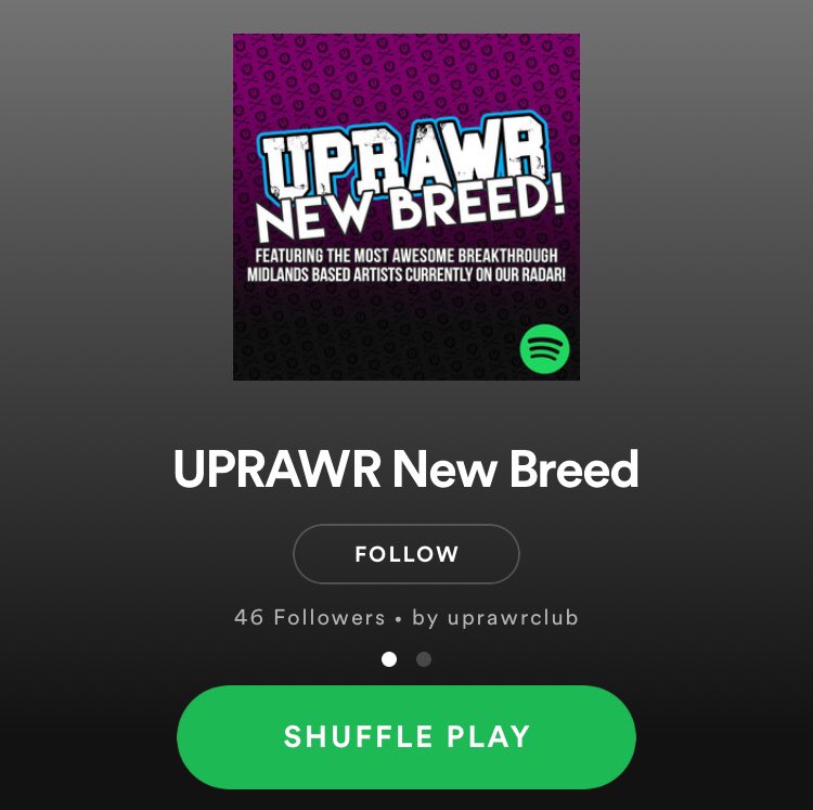 ‘Sacred Heart’ made it to the <a href="/totaluprawr/">UPRAWR</a> New breed playlist on <a href="/Spotify/">Spotify</a> 🙌🏻💕🖤