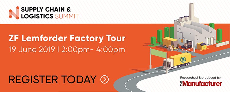 Unable to attend the Supply Chain &amp; Logistics Summit ( 20 June) but would like to attend the ZF Lemforder factory tour (19 June)?

Click now to find out how you can: supply-chain-logistics.uk/why-attend/ #TMSupplyChain #Tour #SupplyChain