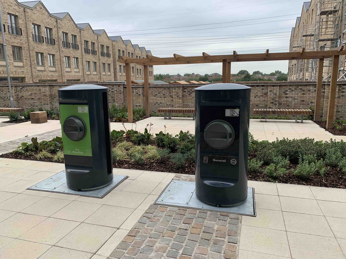 Getting ready for residents at #barkingriverside. Not long now until Europe's largest Envac system goes live! #recycling #wastemanagement #SmartCity
