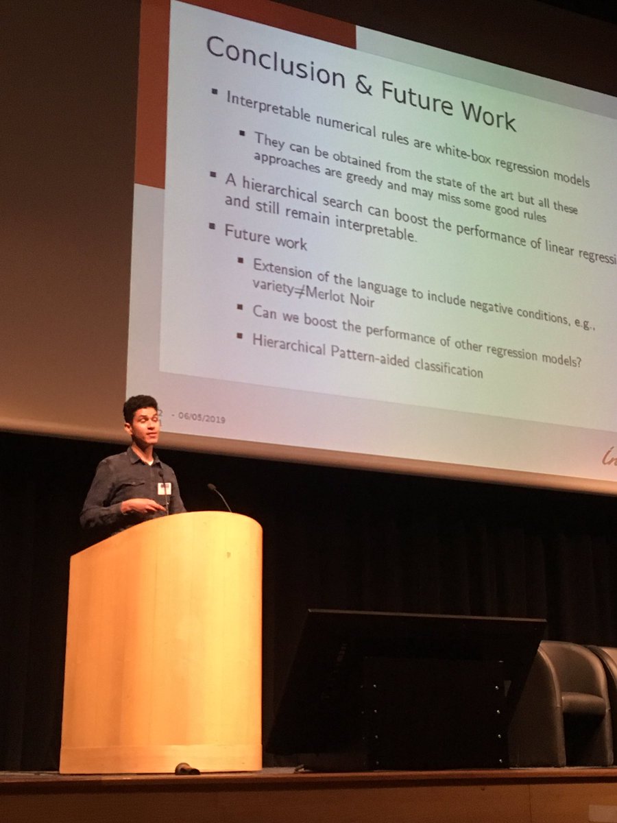 Inria_Rennes's tweet image. #JSInria2019 Prédire les maladies de la vigne à l’aide de règles numériques ? Oui c’est possible, nous raconte @lgalarra chercheur au sein de l’équipe Lacodam @Inria_Rennes #digitag